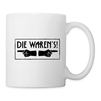 Die waren's - Tasse - Weiß - Rechts