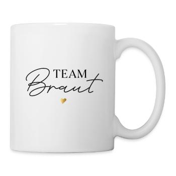 JGA team braut Minimalistisch - Tasse - Weiß - Rechts