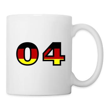 Maillot Allemagne numéro 4 - Mug blanc - blanc - Droite
