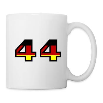 44 Numéro Allemagne Jersey - Mug blanc - blanc - Droite