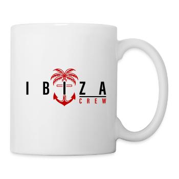 Ibiza Crew Anchor Palm Tree Holidays - Mug - white - Right