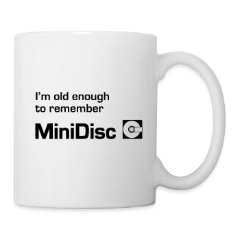 Old Enough To Remember MiniDisc - Mug - white - Right