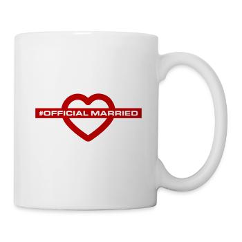 Married Wedding Heart - Mug - white - Right