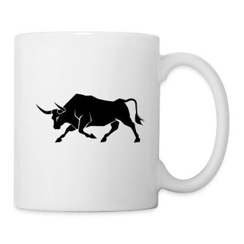Taureau Taureau - Mug blanc - blanc - Droite