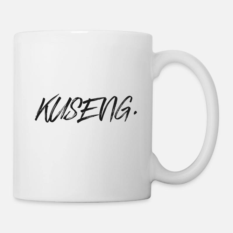 KUSENG:(schwarz) - Tasse - Weiß