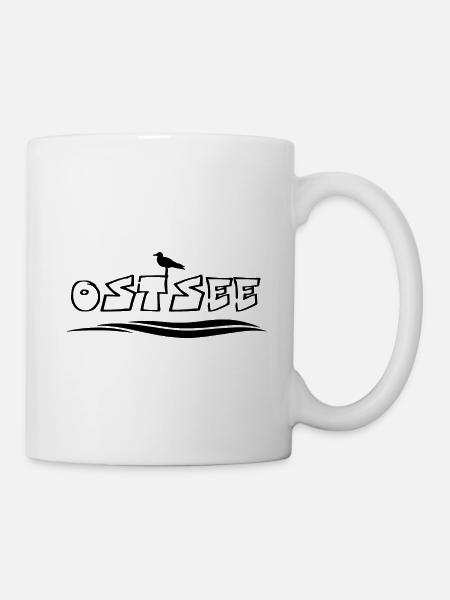 Baltic seagull waves - Mug - white