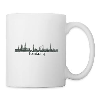 Hamburg - Tasse - Weiß - Rechts