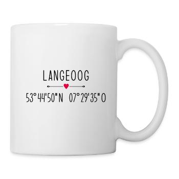 Langeoog women - Mug - white - Right