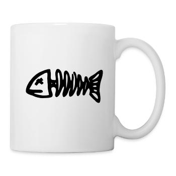 Pêche pêche pêche - Mug blanc - blanc - Droite