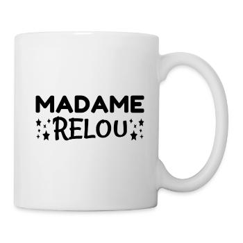 t-shirt humour madame relou - Mug blanc - blanc - Droite