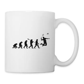Evolution Badminton Gift For Badminton Players - Mug - white - Right