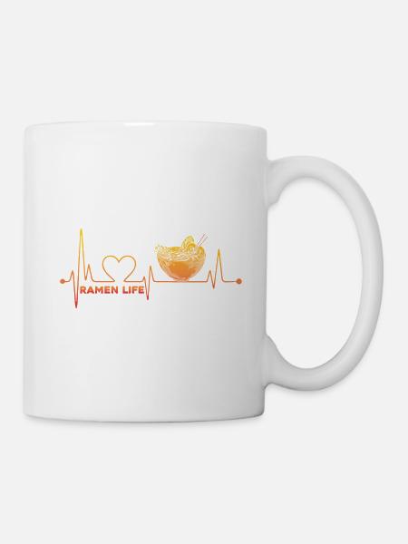 Ramen Heartbeat - Mug - white