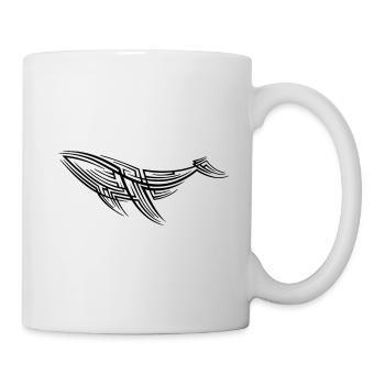 Wale Tribal Tattoo - Tasse - Weiß - Rechts