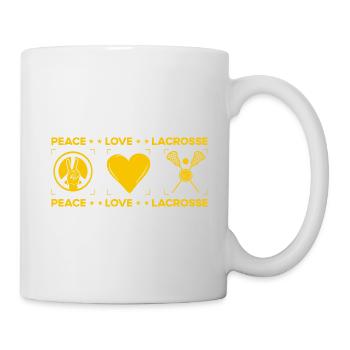 Lacrosse - Tasse - Weiß - Rechts