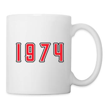 1974 year birthday - Mug - white - Right