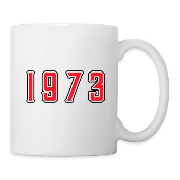 1973 anniversaire - Mug blanc - blanc - Droite