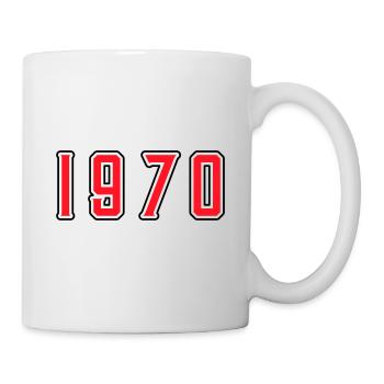 1970 year birthday - Mug - white - Right