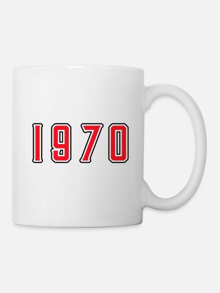 1970 year birthday - Mug - white