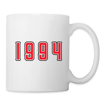 1994 Jahr Geburtstag - Tasse - Weiß - Rechts