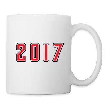 2017 Jahr Geburtstag - Tasse - Weiß - Rechts