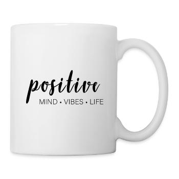 positif - Vibrations - Vie - Mug blanc - blanc - Droite