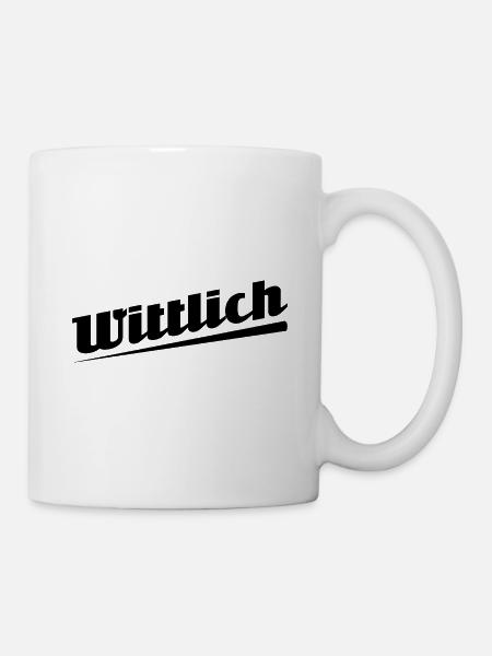 Wittlich - Textdesign mit Stadtnamen - Tasse - Weiß
