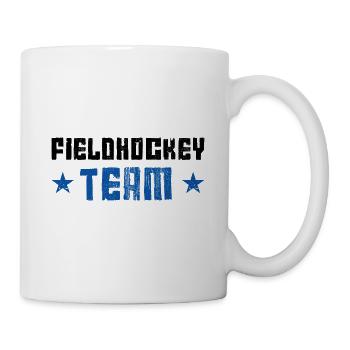 Équipe de hockey sur gazon - Mug blanc - blanc - Droite