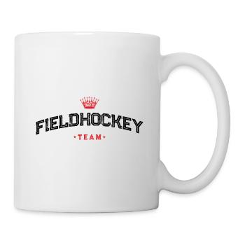 Fieldhockey Team - Tasse - Weiß - Rechts
