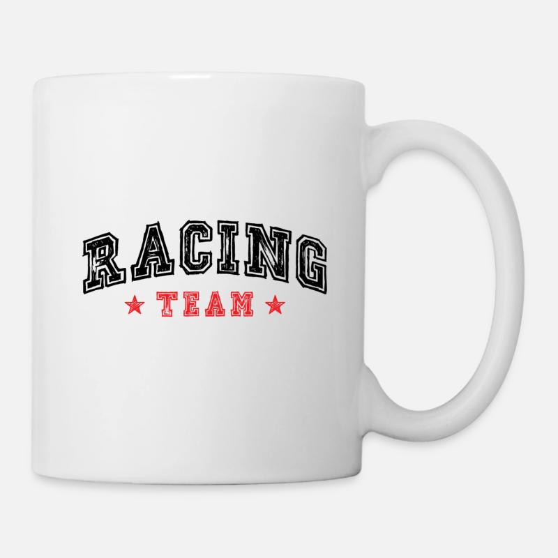 Racing Team - Tasse - Weiß