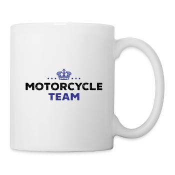 Équipe moto - Mug blanc - blanc - Droite