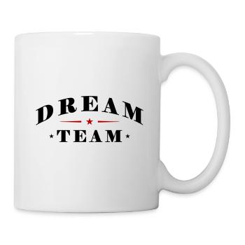 Dream Team - Tasse - Weiß - Rechts