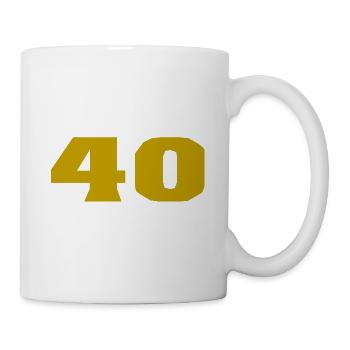 ANNIVERSARY. HAPPY BIRTHDAY. HAPPY BIRTHDAY. - Mug - white - Right