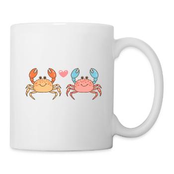 Cancer Couple Love Couple In Love - Mug - white - Right
