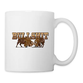 Bullshit, Ihr könnt mich mal - Tasse - Weiß - Rechts