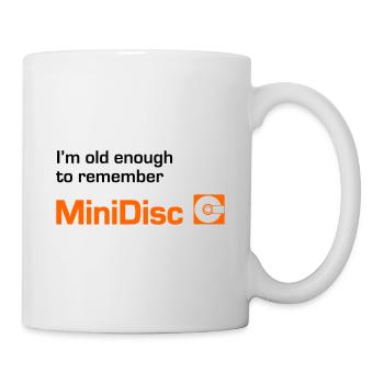 Old Enough To Remember MiniDisc (2color) - Mug - white - Right