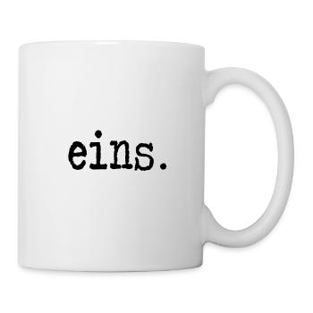 Premier anniversaire - un - Mug blanc - blanc - Droite