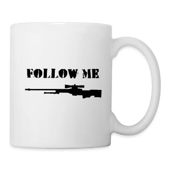 Follow Me - cool CS gaming - Mug - white - Right