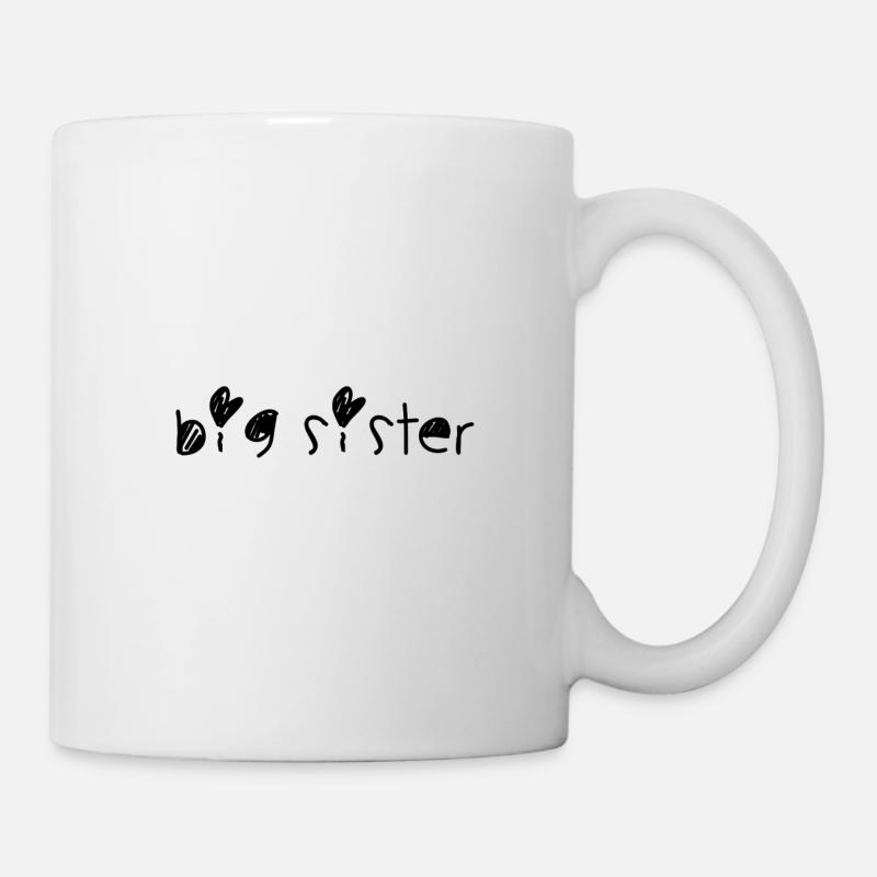 big sister - Tasse - Weiß