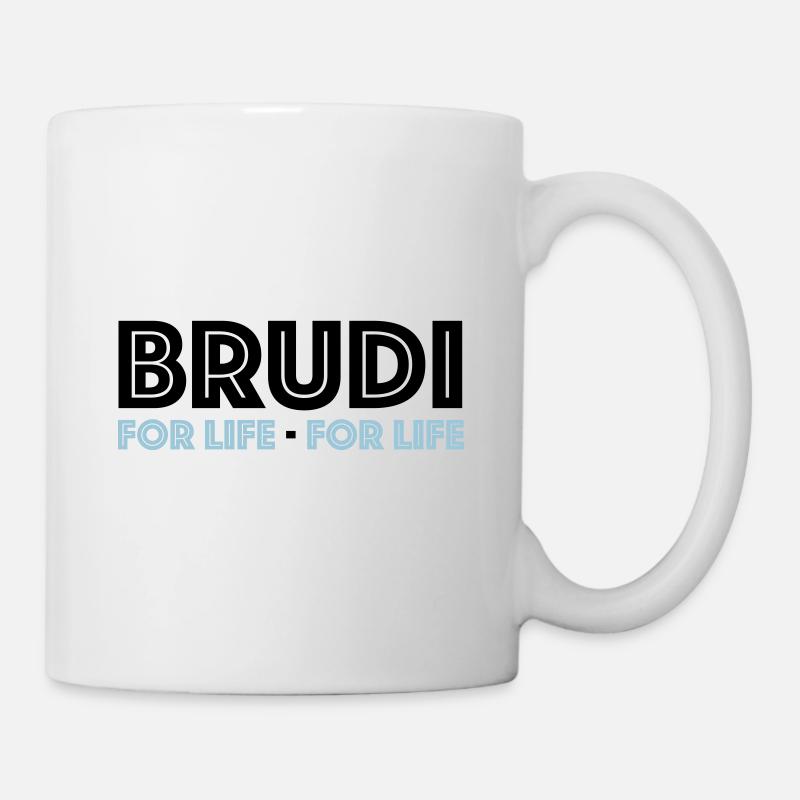 brudi großer bruder Geschwister Kumpel Freund - Tasse - Weiß
