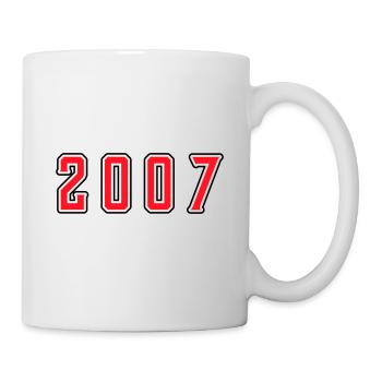 Anniversaire 2007 - Mug blanc - blanc - Droite
