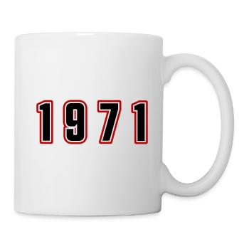 1971 Year Number - Mug - white - Right