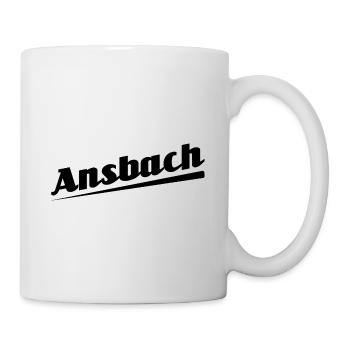Ansbach - Textdesign mit Stadtnamen - Tasse - Weiß - Rechts