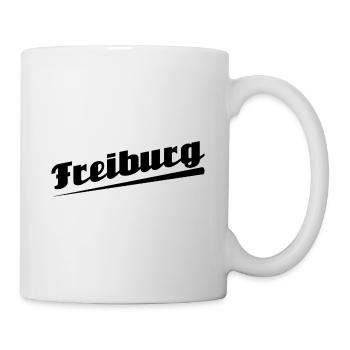 Freiburg - Textdesign mit Stadtnamen - Tasse - Weiß - Rechts
