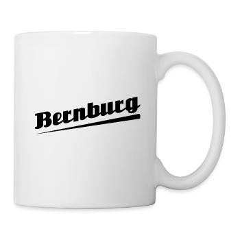 Bernburg - Textdesign mit Stadtnamen - Tasse - Weiß - Rechts