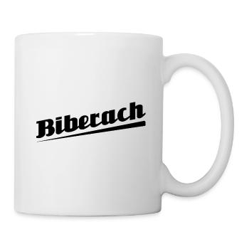 Biberach - Textdesign mit Stadtnamen - Tasse - Weiß - Rechts