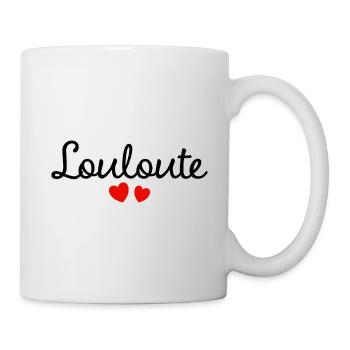 Femme Louloute Humour Mot Affectueux Couple - Mug blanc - blanc - Droite