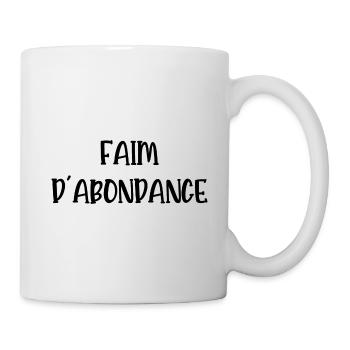 faim d'abondance - Mug blanc - blanc - Droite