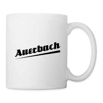 Auerbach - Textdesign mit Stadtnamen - Tasse - Weiß - Rechts