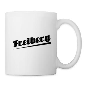 Freiberg - Textdesign mit Stadtnamen - Tasse - Weiß - Rechts