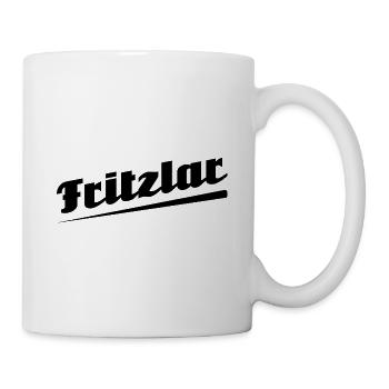 Fritzlar - Textdesign mit Stadtnamen - Tasse - Weiß - Rechts